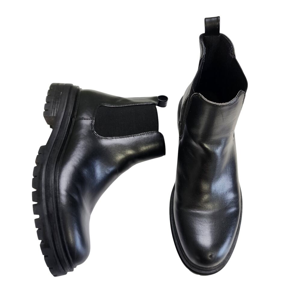 Steve Madden Black Ankle Boots - Picture 2 of 14